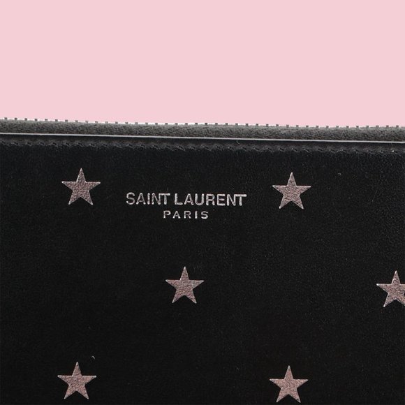 Saint Laurent Leather Medium Zip Pouch - Picture 6 of 11